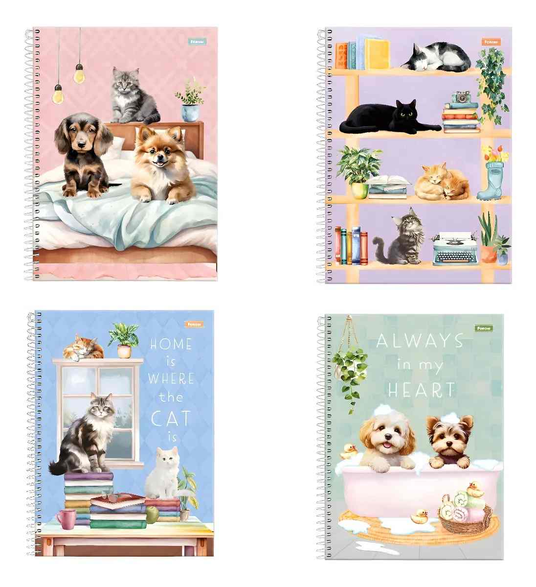 CADERNO 10X1 FURFRIENDS C.D.